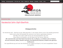 Tablet Screenshot of karate-gipfoberfrick.ch